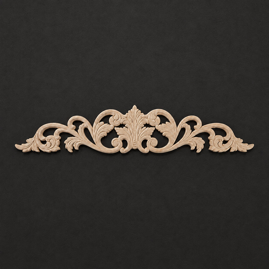 Grand Scroll Pediment Centerpiece - Scrolls & Flourishes