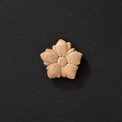 Petite Five-Petal Flower Onlay (Pack of 6) - Rosettes & Flowers