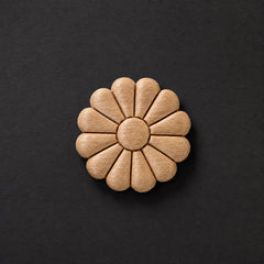 Round Flower Medallion Onlay (Pack of 2) - Rosettes & Flowers