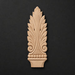 Slender Acanthus Leaf Finial - Pedestals & Crests