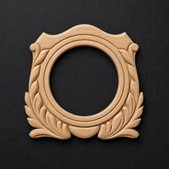 Open Leaf Wreath Frame Applique - Figurals & Heraldic