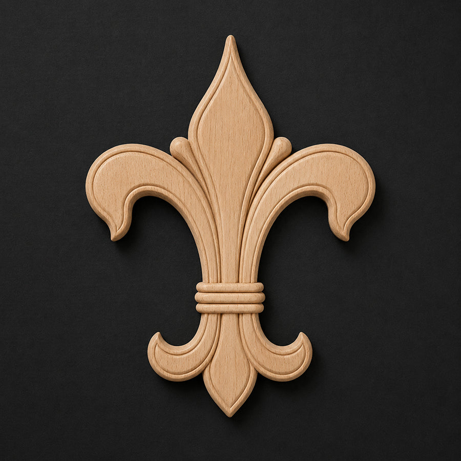 Grand Fleur-de-Lis Applique - Figurals & Heraldic