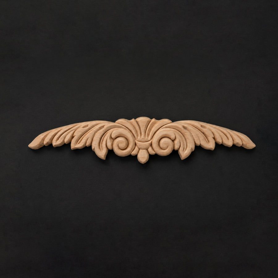 Scroll & Acanthus Flourish Onlay (Pack of 2) - Scrolls & Flourishes