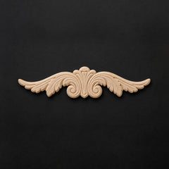 Flowing Scroll Crest Applique - Pedestals & Crests