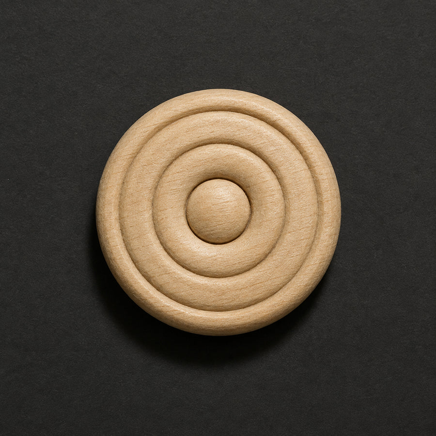Concentric Ring Medallion Button (Pack of 3) - Arts & Crafts