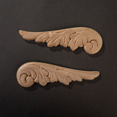 Acanthus Wing Appliques (Pair) - Corners & Accents