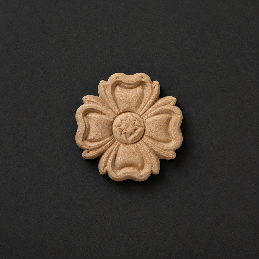 Tiny Rosette Accent Button (Pack of 4) - Rosettes & Flowers