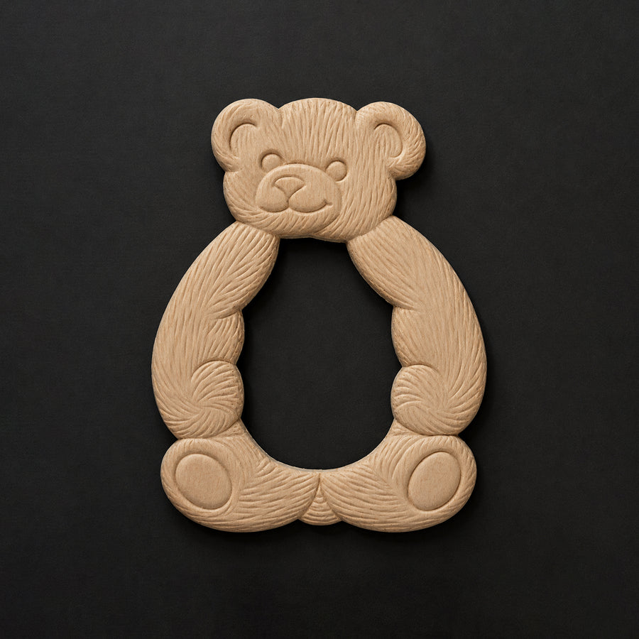 Teddy Bear Wreath Applique - Figurals & Heraldic
