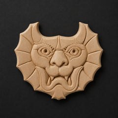 Gothic Cat Gargoyle Applique (Pack of 2) - Gothic