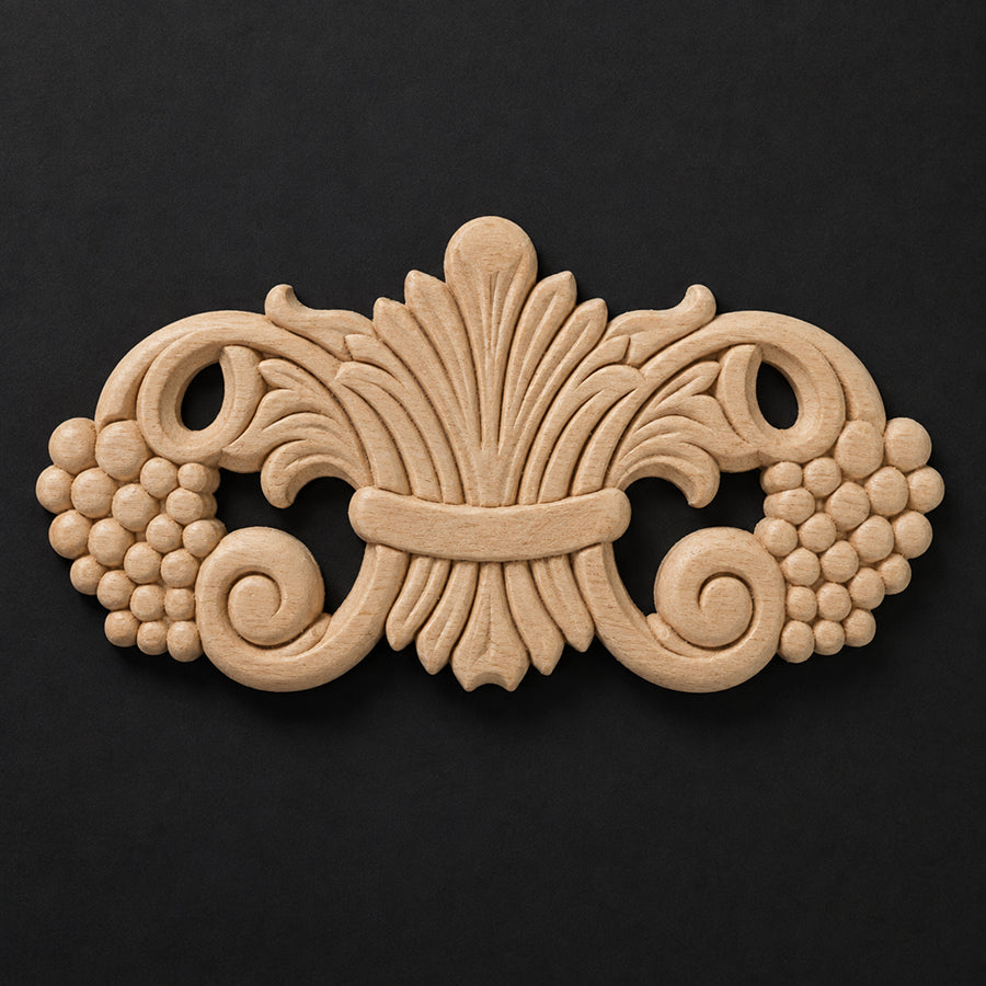 Grape Cluster Harvest Scroll - Scrolls & Flourishes