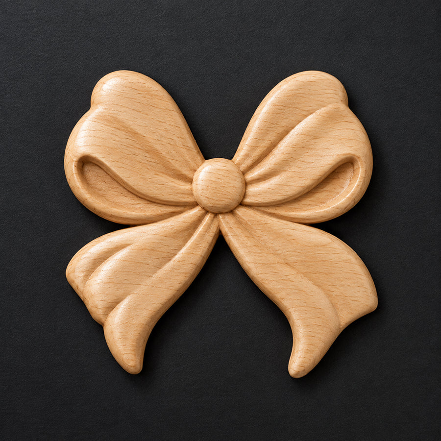 Carved Bow Applique - Arts & Crafts