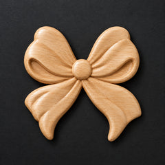 Carved Bow Applique - Arts & Crafts
