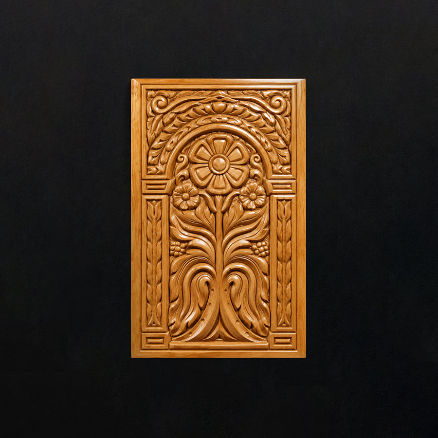 Floral Tree Arch Inlay Plaque - Inlay Plaques